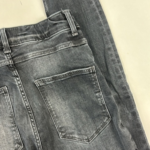 Zara Woman Power Sstretch High Rise Skinny Leg Distressed Designer Jeans - Picture 10 of 15